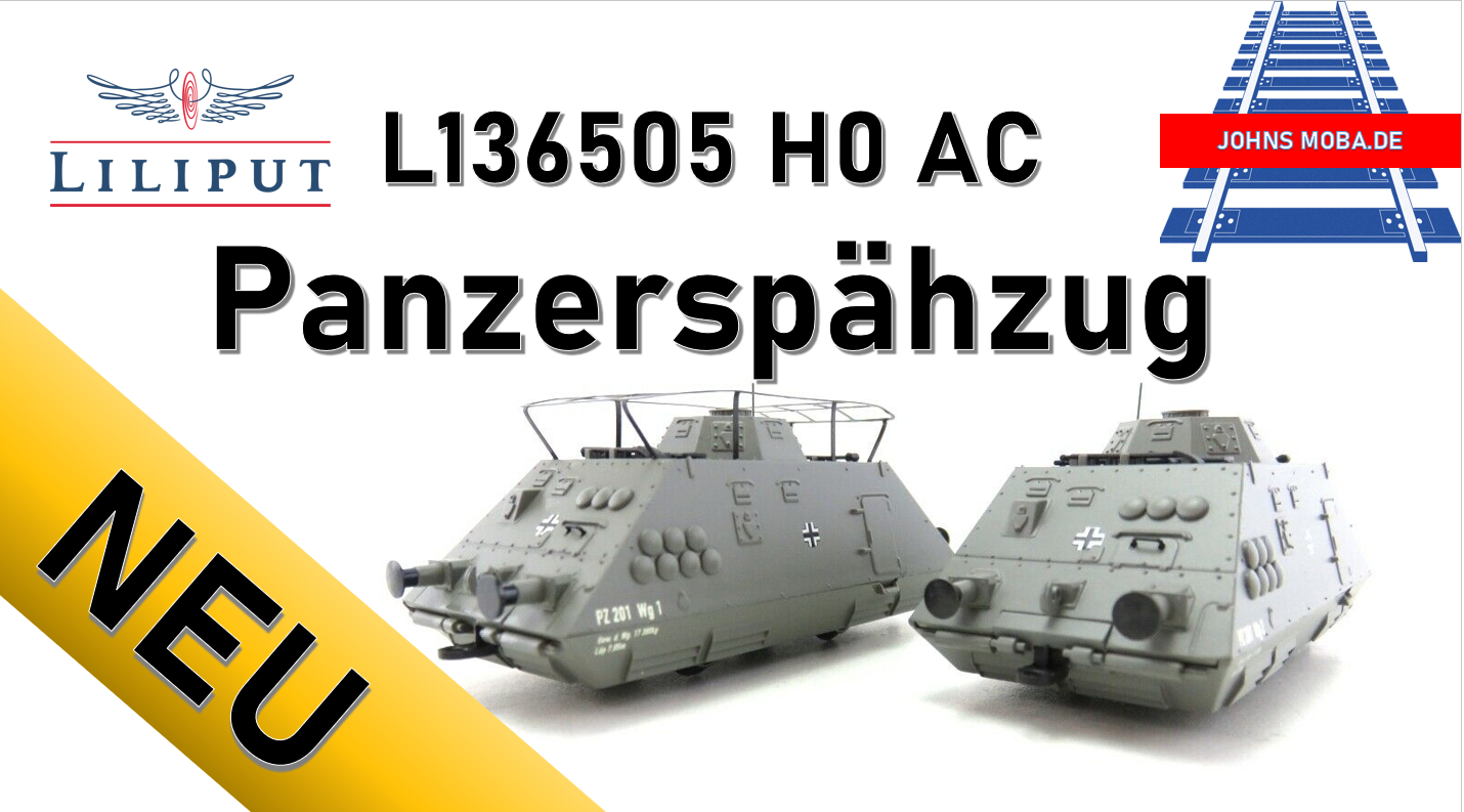 Das bisher absonderlichste Lok Modell – Liliput  Panzer Märklin H0 C Gleis – Panzerspähzug 1